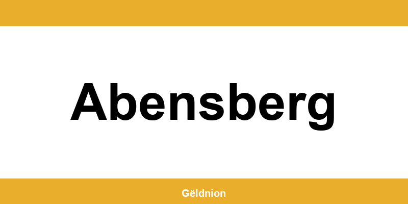 Western Union Filialen in Abensberg am Hauptbahnhof