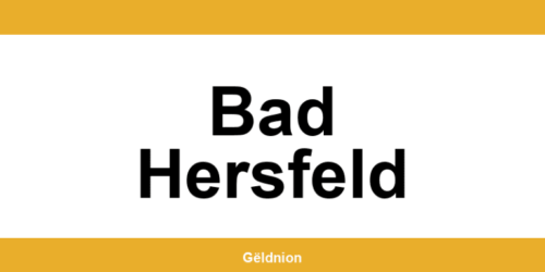 Western Union Filialen in Bad Hersfeld am Hauptbahnhof