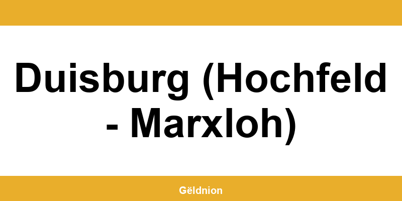 Western Union Filialen in Duisburg (Hochfeld - Marxloh) am Hauptbahnhof