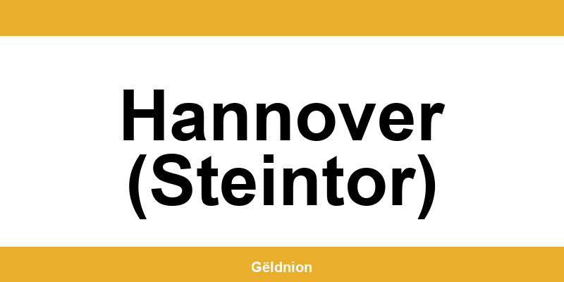 Western Union Filialen in Hannover (Steintor) am Hauptbahnhof