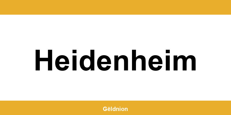 Western Union Filialen in Heidenheim am Hauptbahnhof