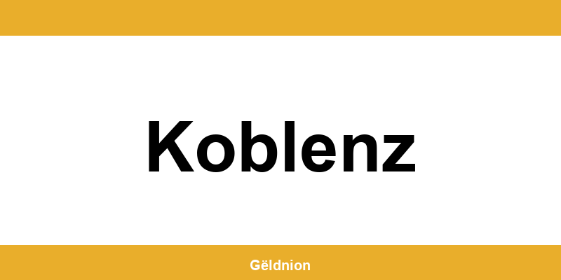 Western Union Filialen in Koblenz am Hauptbahnhof