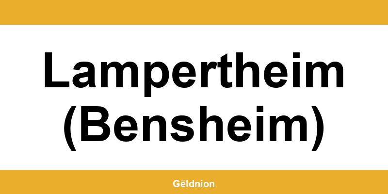 Western Union Filialen in Lampertheim (Bensheim) am Hauptbahnhof