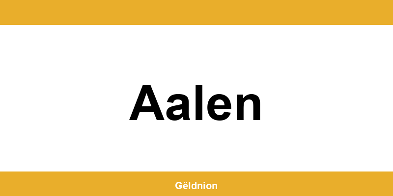 Western Union Filialen in Aalen am Hauptbahnhof