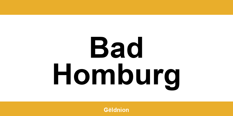 Western Union Filialen in Bad Homburg am Hauptbahnhof