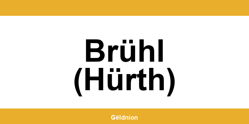 Western Union Filialen in Brühl (Hürth) am Hauptbahnhof