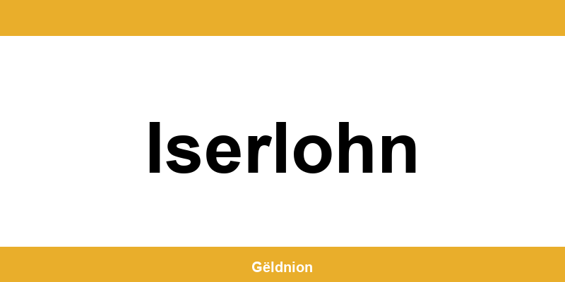 Western Union Filialen in Iserlohn am Hauptbahnhof