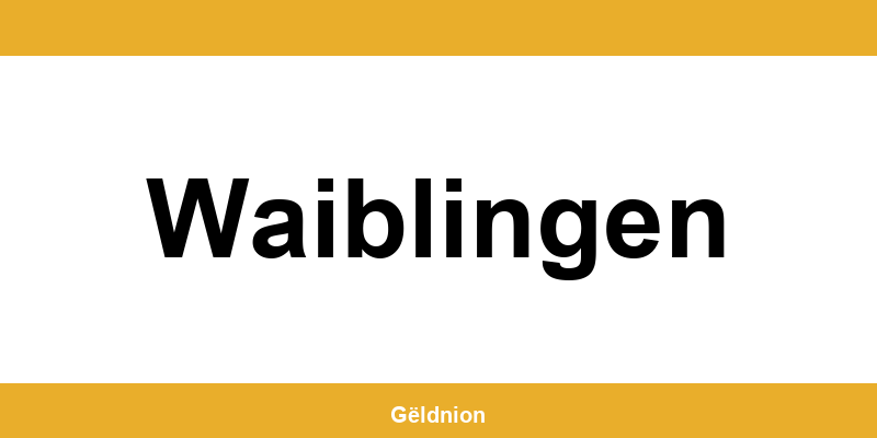 Western Union Filialen in Waiblingen am Hauptbahnhof